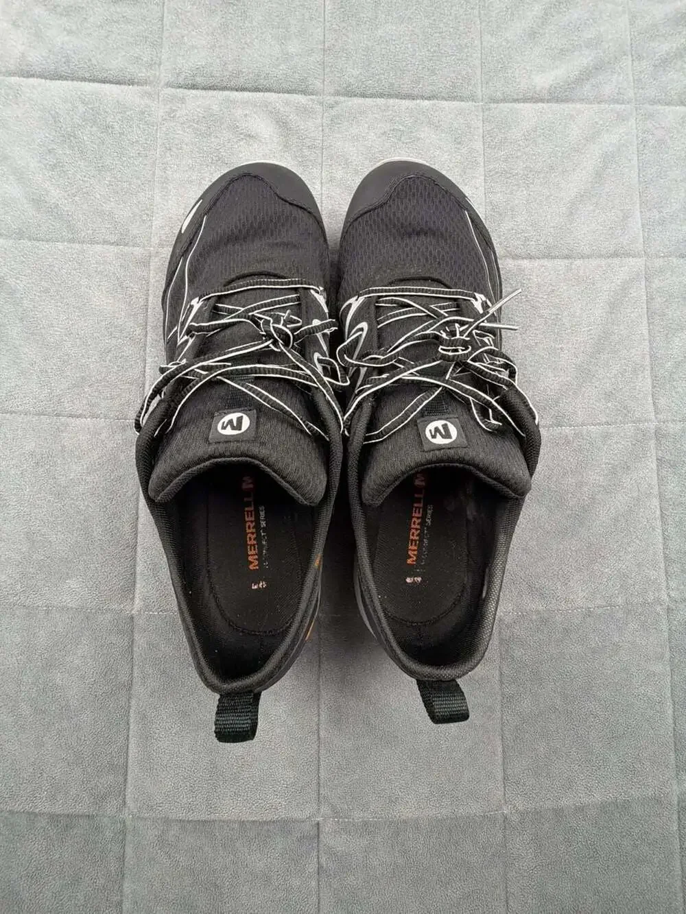 Merrell Bare Access Trail Running Shoes Black Silver Vibram Sole Mens